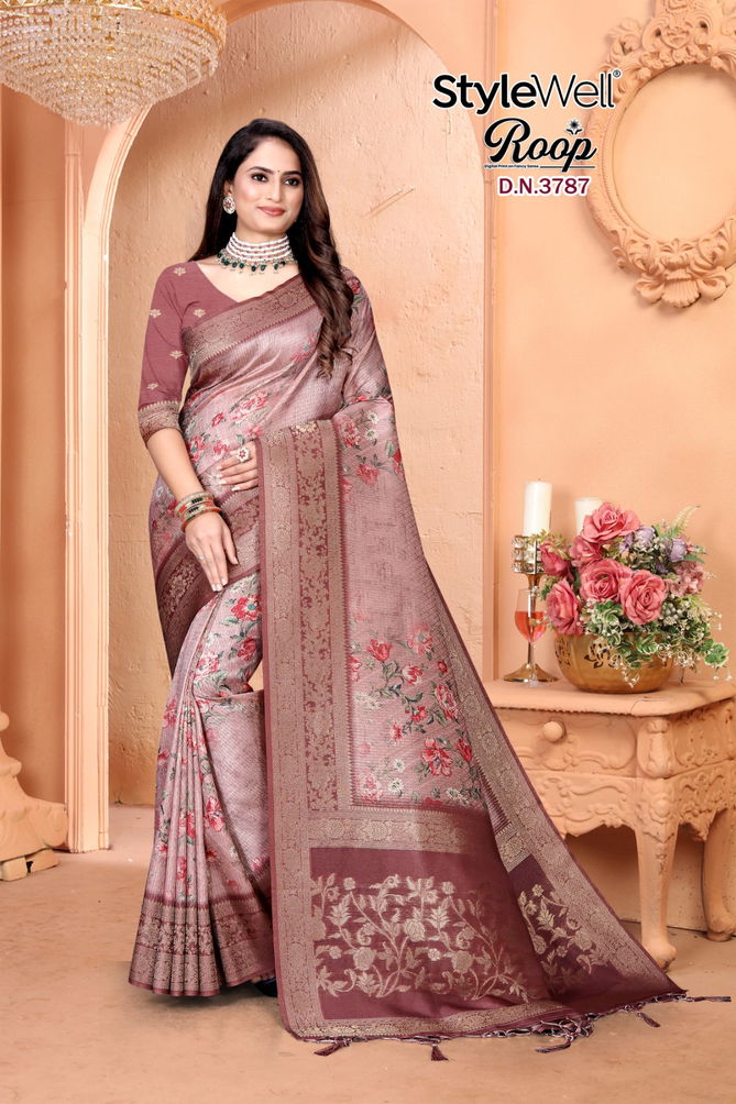 Roop By Stylewell Rich Pallu Designer Sarees Exporters In India